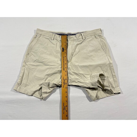 Vineyard Vines Shorts Mens Beige On The Go Performance Chino OTG Golf 6" Sz 35 - Picture 4 of 13